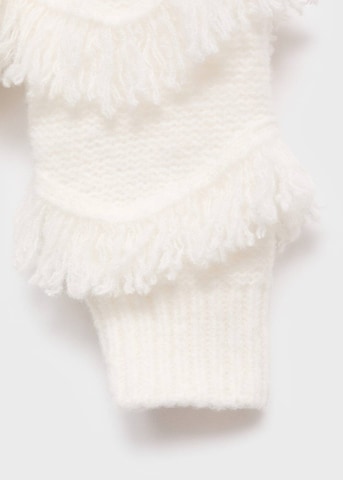 MANGO KIDS Sweater 'Flequi' in White