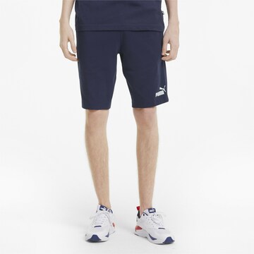 PUMA Regular Pants in Blue: front