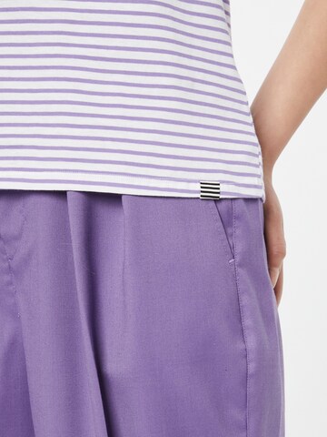 T-shirt MADS NORGAARD COPENHAGEN en violet