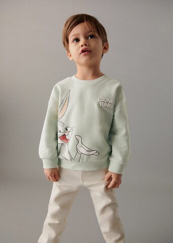 MANGO KIDS Bluza 'Looneyb' w kolorze zielony