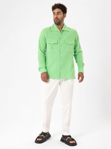 Dandalo Regular fit Button Up Shirt in Green