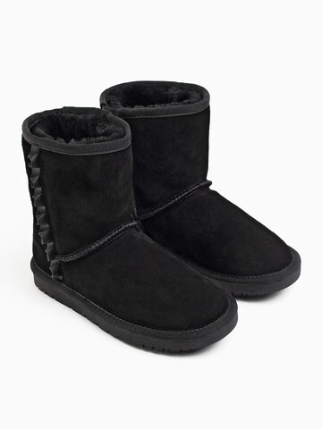 juoda Gooce Sniego batai 'Rosace'