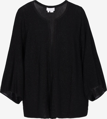 usha WHITE LABEL - Cárdigan 'Minimalistic' en negro: frente