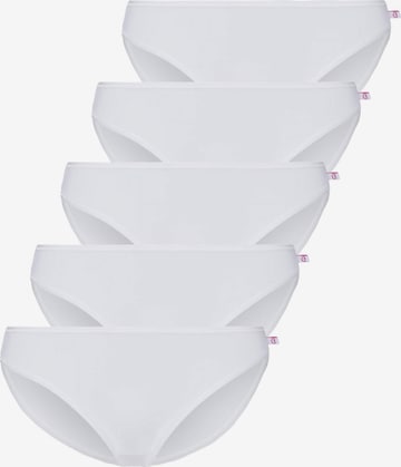 BeeDees Panty 'Stepy Tai (5-er Pack)' in White: front