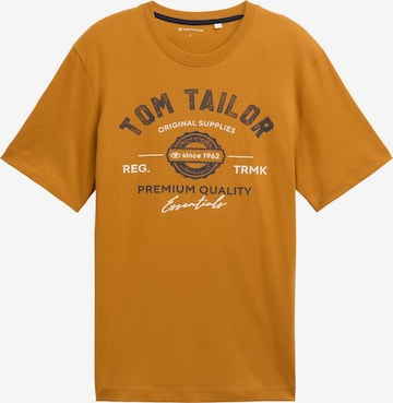 TOM TAILOR T-Shirt in Braun: Vorderseite