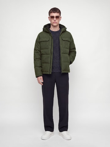 JACK & JONES Zimska jakna 'JJWILLIAM' | zelena barva