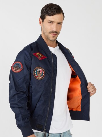 TOP GUN Jacke 'TG2024001' in Blau