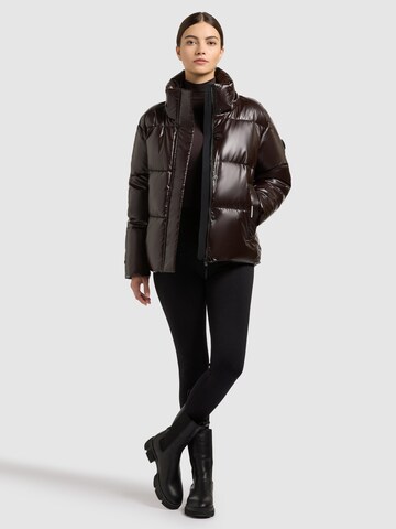 Veste d’hiver 'Devina2 Shiny' khujo en marron