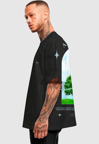 2Y Studios Shirt 'Tree Of Life' in Zwart