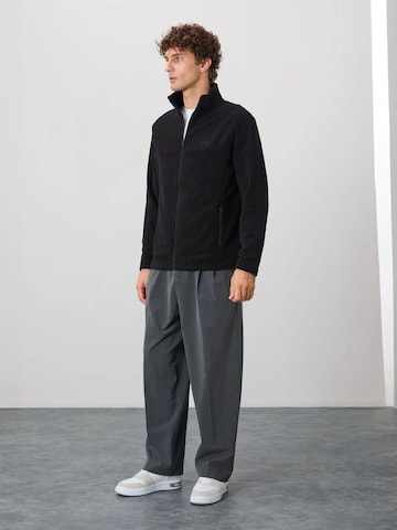 Tommy Life Fleece jacket in Black
