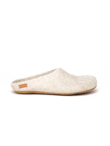 MagicFelt Slippers 'Filzpantoffel Magicfelt 713' in Beige