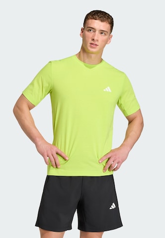 ADIDAS PERFORMANCE Performance Shirt in Yellow: front
