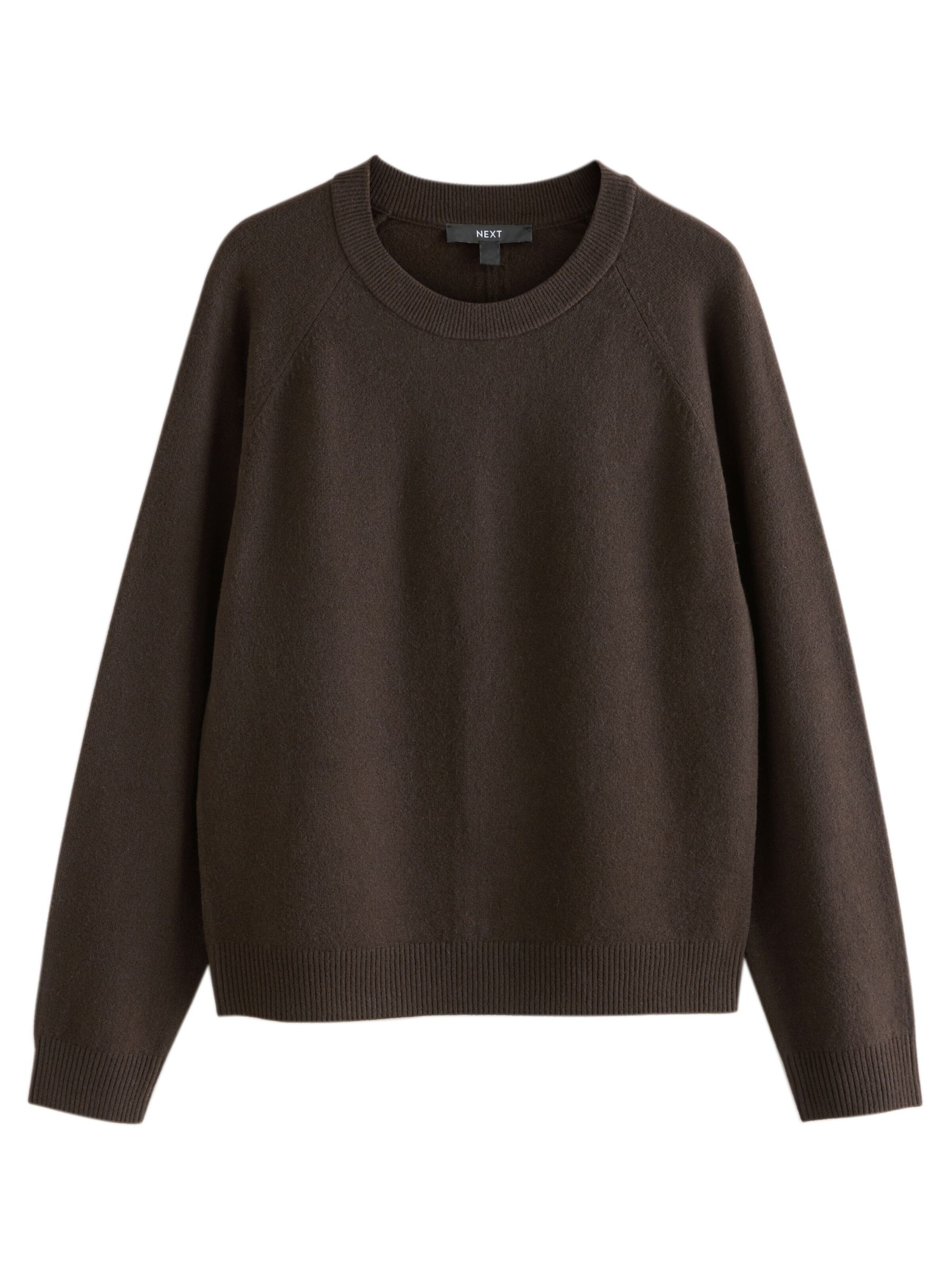 Next Пуловер в кафяво: отпред