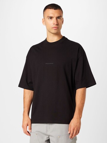 T-Shirt Pegador en noir : devant