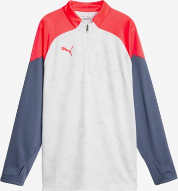 PUMA Athletic Sweatshirt in White: front