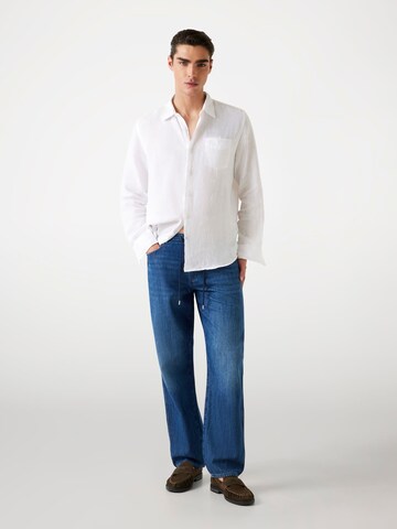 GUESS Regular Fit Hemd in Weiß