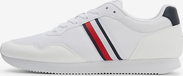 TOMMY HILFIGER - Sapatilhas baixas em branco: frente