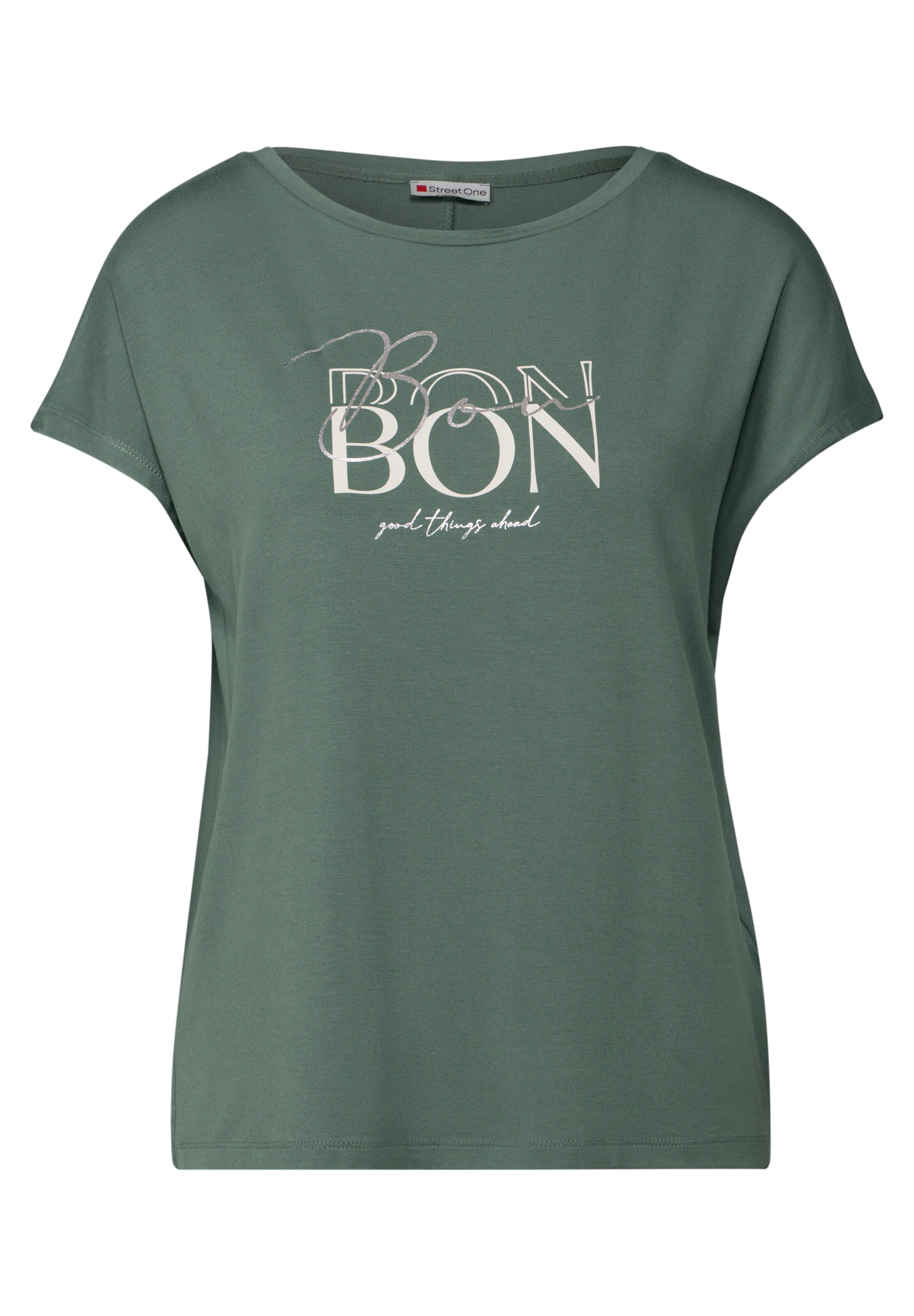 STREET ONE Shirt in Green: front