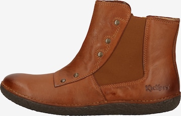 Kickers Chelsea boots in Bruin: voorkant