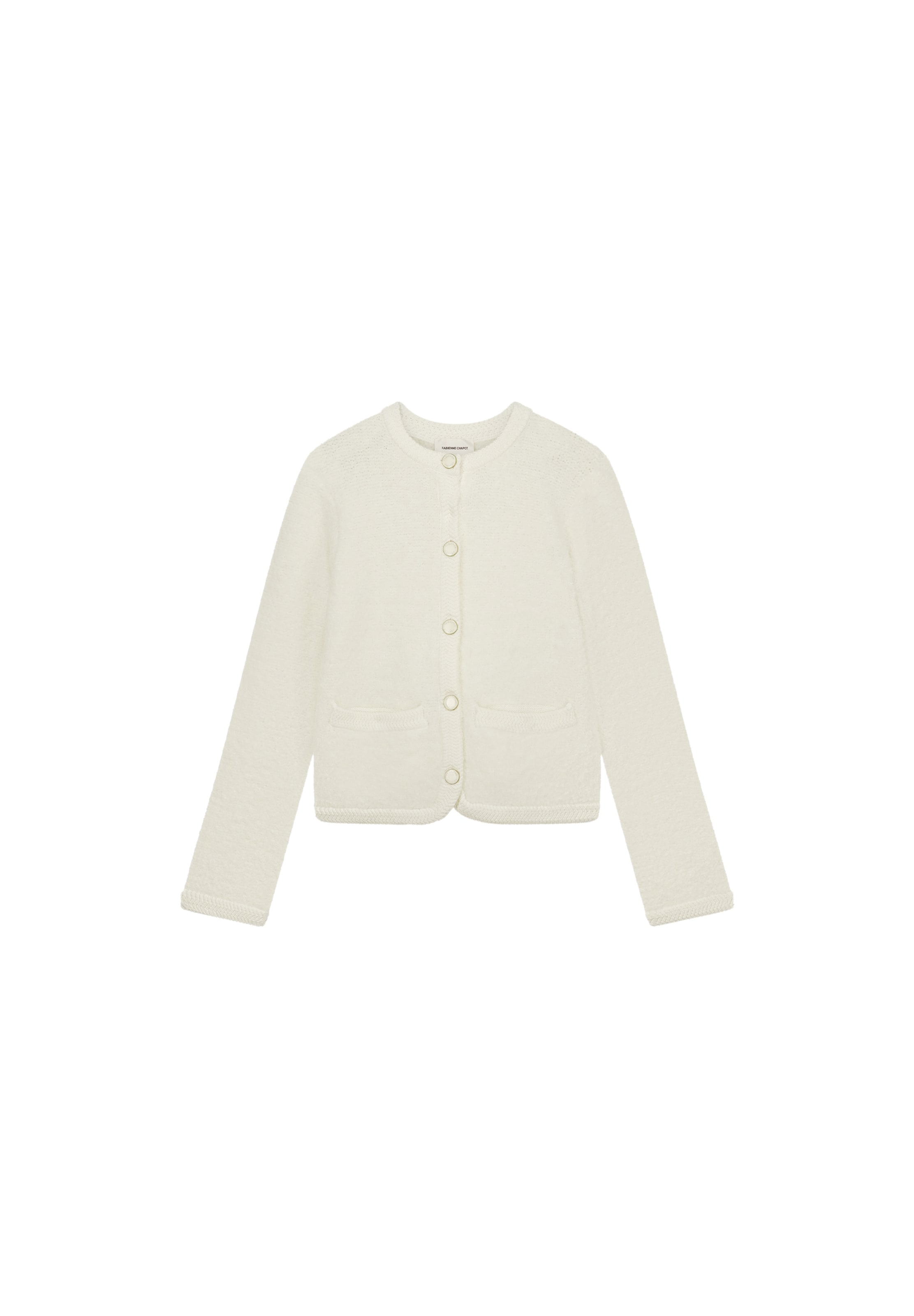 Fabienne Chapot Knitted Vest in XS in Cream, Item view