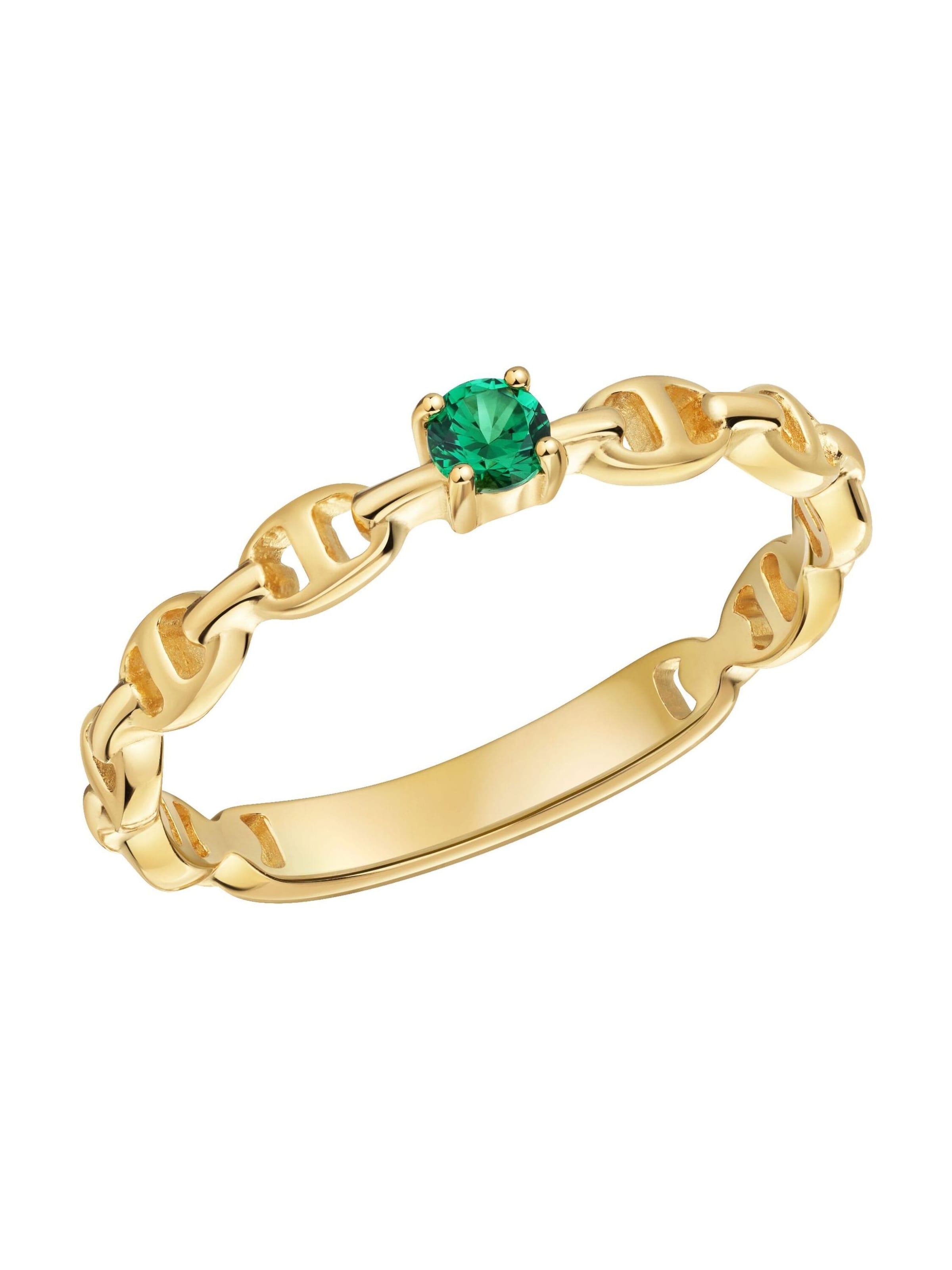 caï Ring in Gelb: Vorderseite