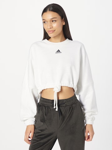 ADIDAS SPORTSWEARSportska sweater majica 'Dance Versatile' - bijela boja: prednji dio