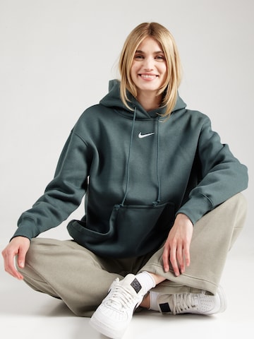 Nike Sportswear Свитшот 'Phoenix Fleece' в Зеленый: спереди