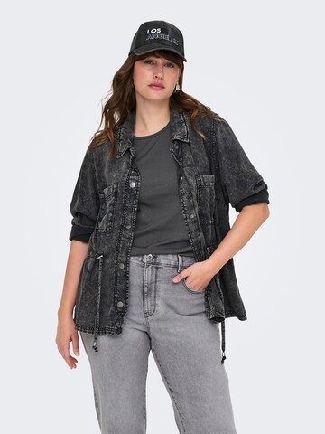 ONLY Carmakoma Top 'CARALIA' - Sivá: predná strana
