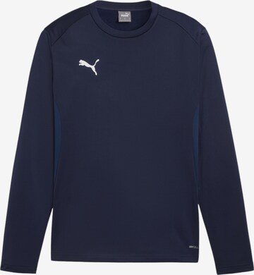 PUMA Athletic Sweatshirt in Blue: front