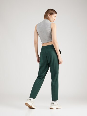 comma casual identity Slim fit Pleated Pants in Green