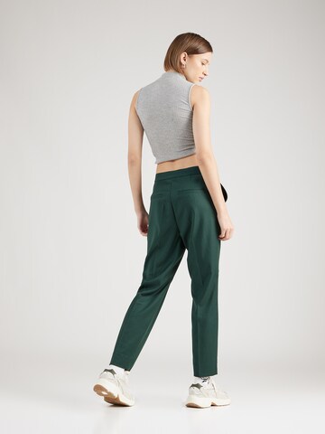 comma casual identity Slim fit Trousers with creases in Green