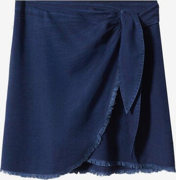 MANGO Skirt 'Myko' in Blue: front