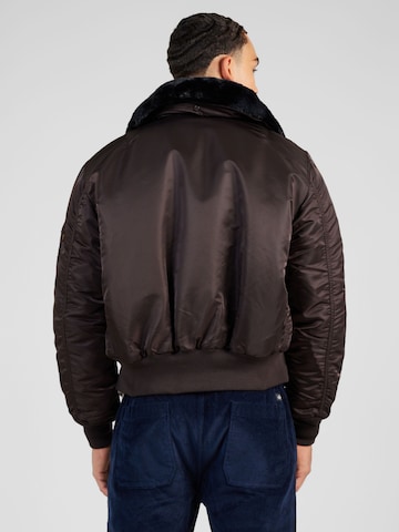 ALPHA INDUSTRIES Prehodna jakna 'B 15' | rjava barva