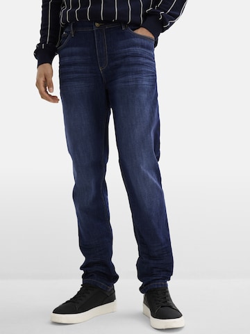 bonprix Regular Jeans in Blau: Vorderseite