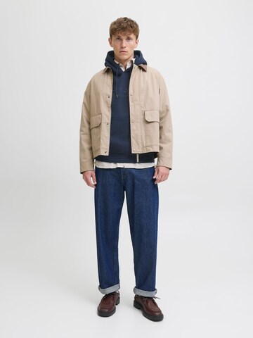 JACK & JONES Sweatshirt in Blauw