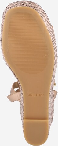 ALDO סנדלי רצועה 'ONAN' בזהב