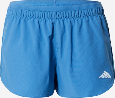 ADIDAS PERFORMANCE Shorts 'Run It' in himmelblau / weiß, Produktansicht