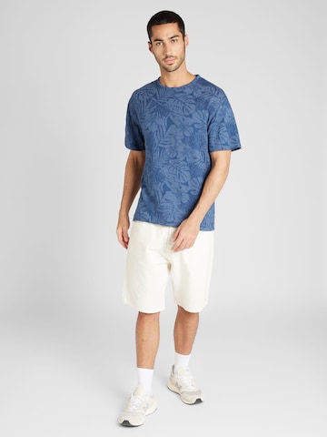 mėlyna JACK & JONES Marškinėliai 'JPRBLUNael'