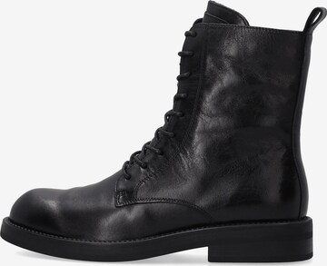 VENEZIA Schnürstiefelette in Schwarz: Vorderseite