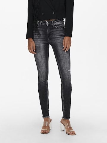Skinny Jean 'ONLBLUSH' ONLY en gris : devant