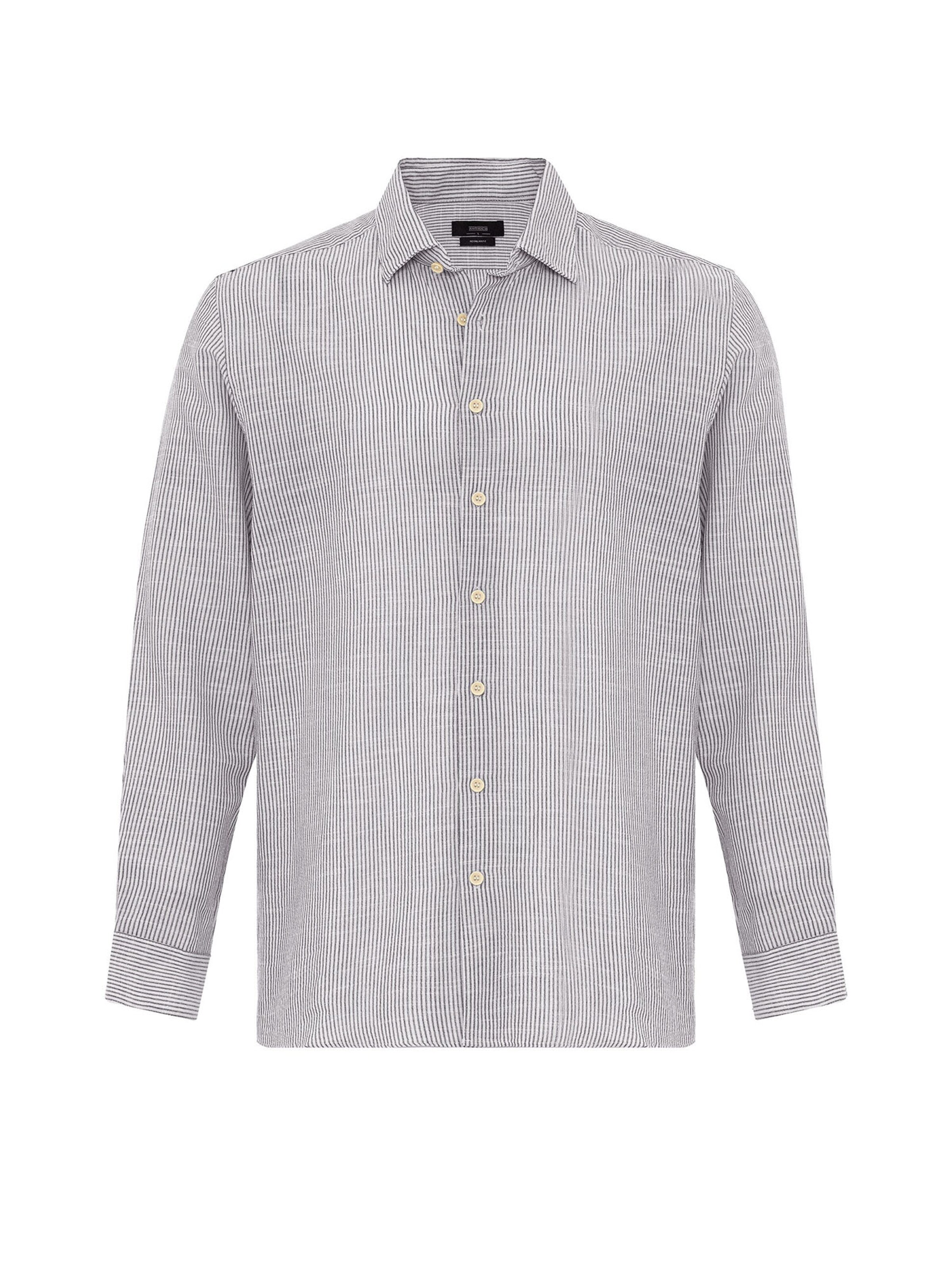 Coupe regular Chemise Antioch en gris : devant