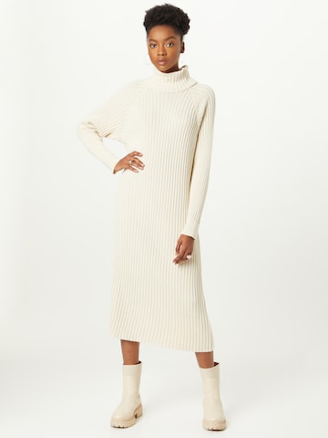 Y.A.S Knitted dress 'Mavi' in Beige: front