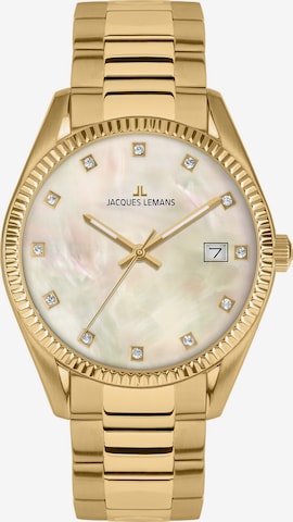 Jacques Lemans Uhr in Gold: predná strana