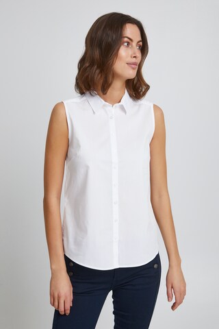 Fransa Blouse in White: front