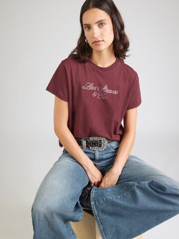 Tricou 'CLASSIC' de la LEVI'S ® pe roșu: față