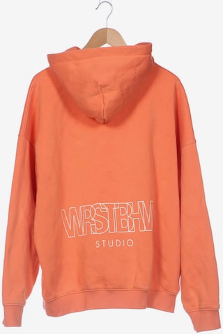 WRSTBHVR Sweatshirt & Zip-Up Hoodie in XL in Orange
