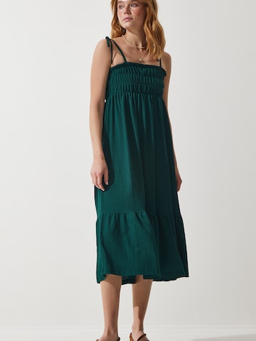 Happiness İstanbul - Vestido de verão em verde: frente