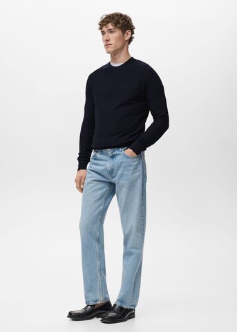 MANGO MAN Pullover 'Ten' in Blau