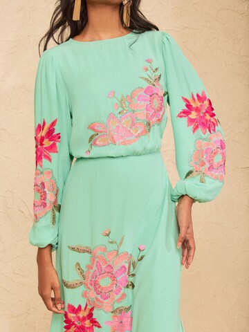 love & roses - Vestido en azul
