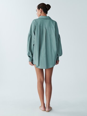 St MRLO Blouse 'ELLIE' in Green: back